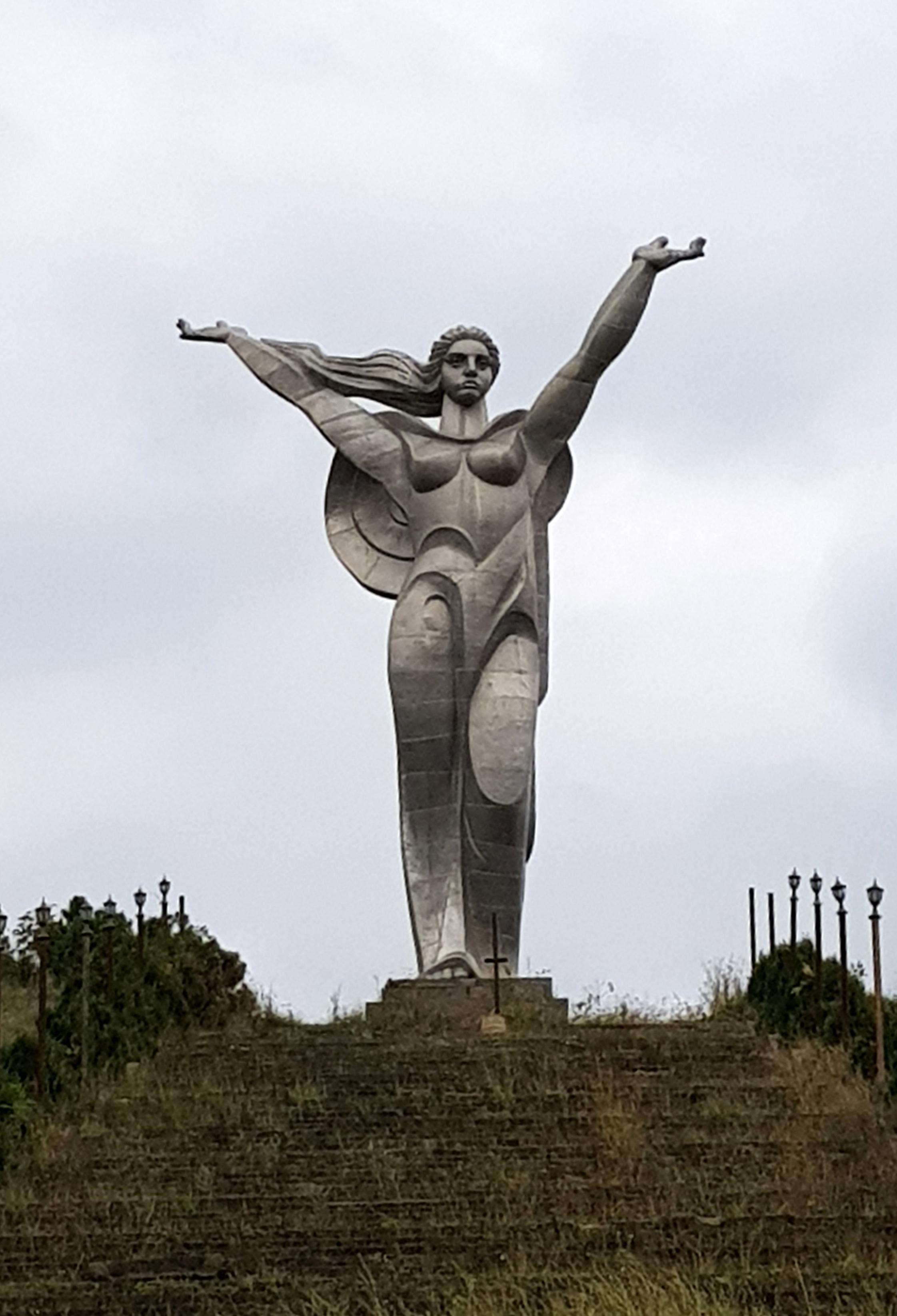 Statue of Mother Armenia in Ijevan