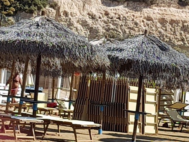 Beach Black Stones