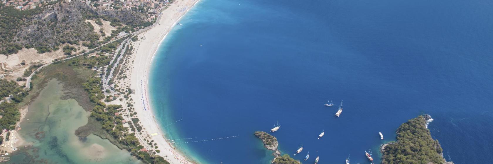Oludeniz naturreservat og strand