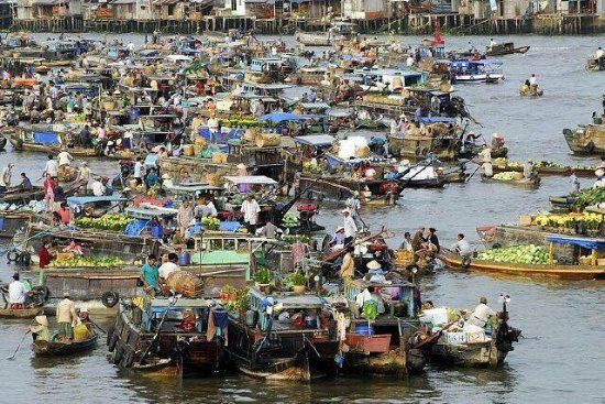 Chợ nổi Cái Răng