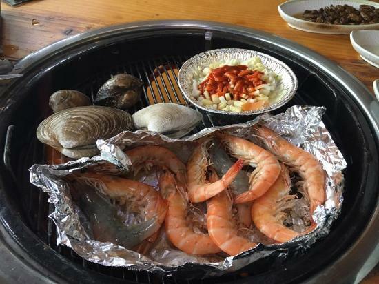 East Sea Sashimi Grilled Clams